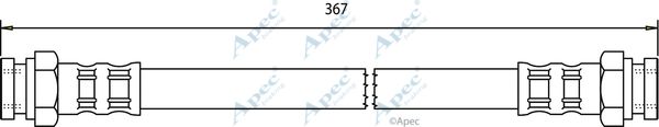 APEC BRAKING Тормозной шланг HOS3423